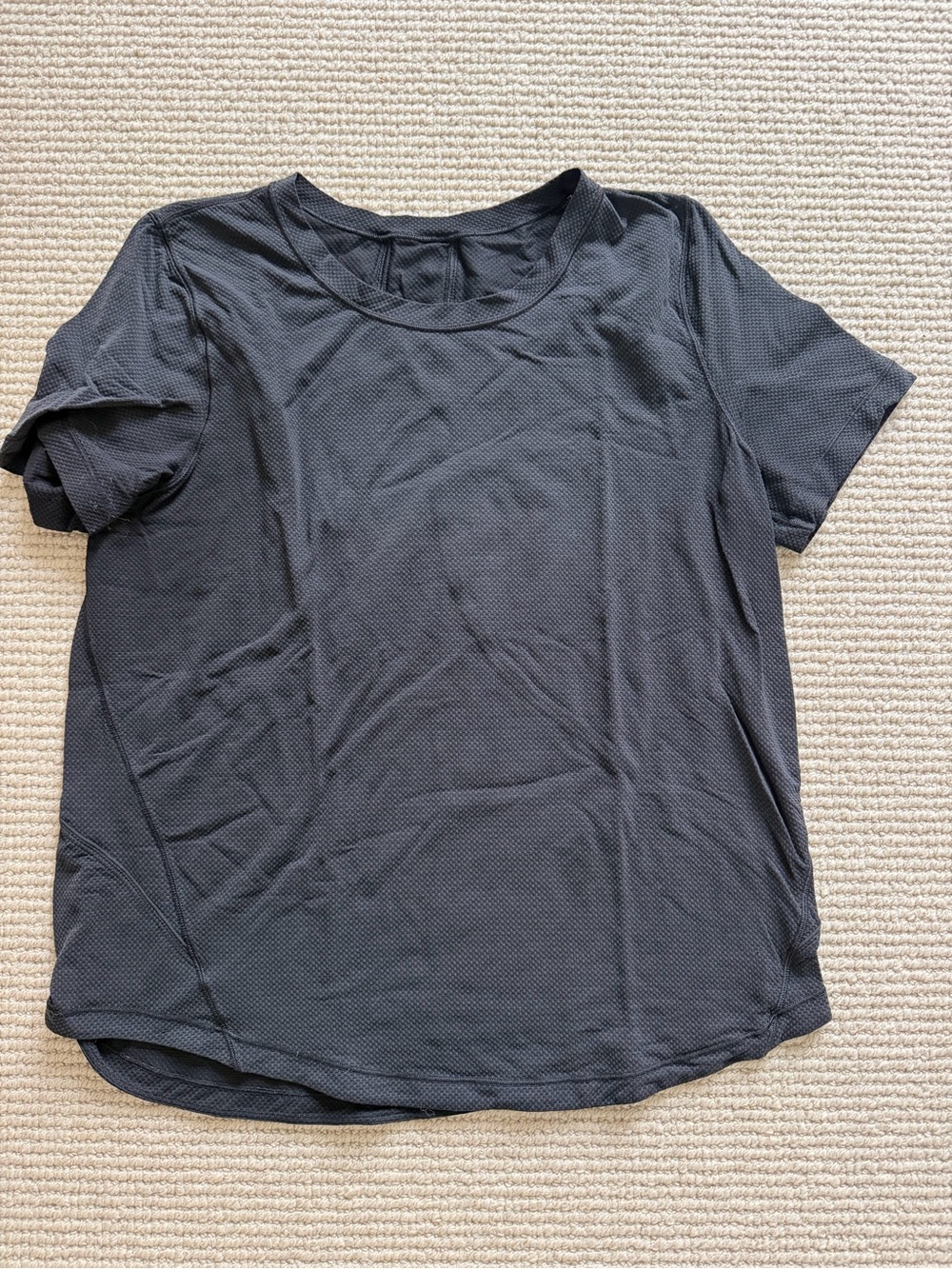 Lululemon Black Short Sleeve Athletic Tee